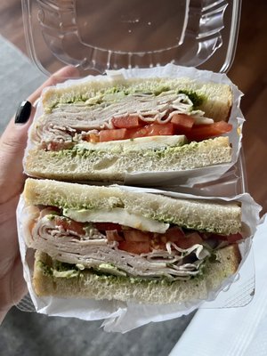 Isabella Specialty Sandwich - subbed red peppers for tomatoes.