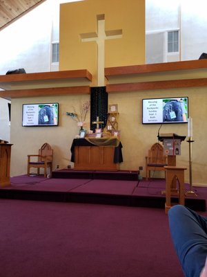 Altar and announcements