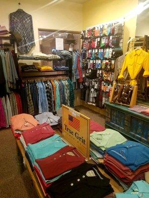 Wide array of Ryan Michael's and True Grit for Men and Women!