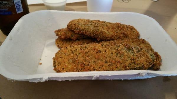 Fried pickles. I did not have any, but my party said they were good.