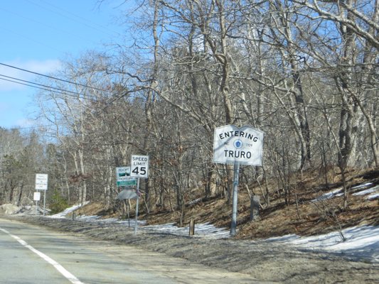 Entering Truro from Wellfleet.