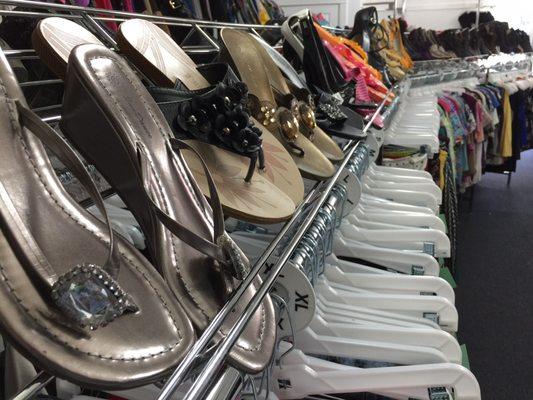 Great selection of shoes and clothes!