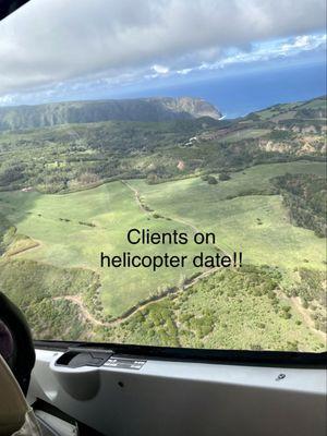 SeattleLoveBroker client took his date on a helicopter date in Hawaii!! How splendid is that?!