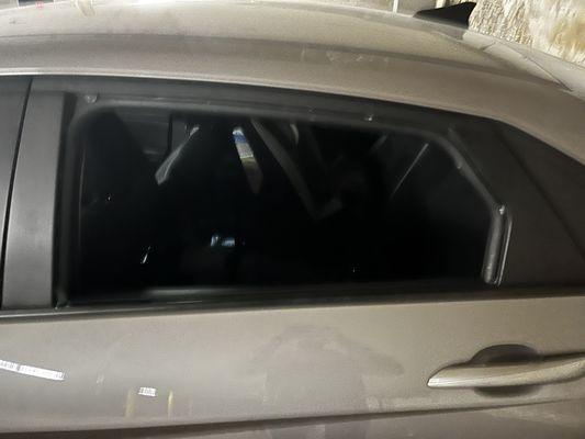 My car got broken into while being in the underground parking with a fake security camera in it