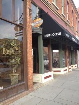 My office entrance just west of the Bistro on Historic 25th street.