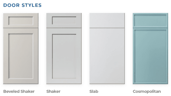 Door Styles - Painted Program by Prodigy Cabinetry