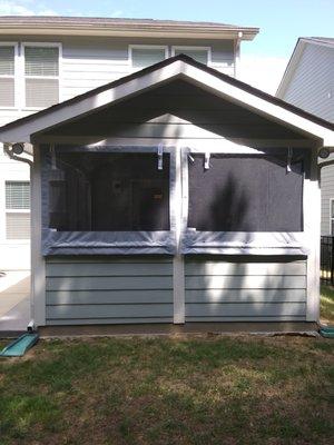 Vinyl exterior coverings