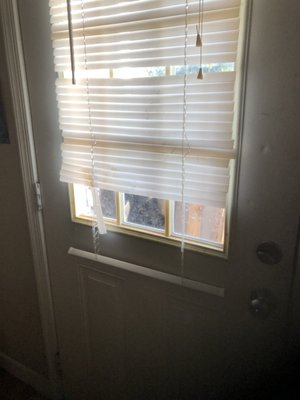 Ruined blinds