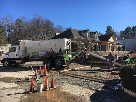 Parking lot and paving repairs.