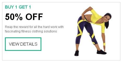 Discount fitness clothing supplier.