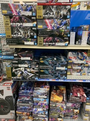 large gunpla selection