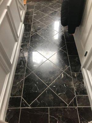 Marble Floor Restoration.