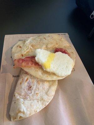 The weird breakfast taco