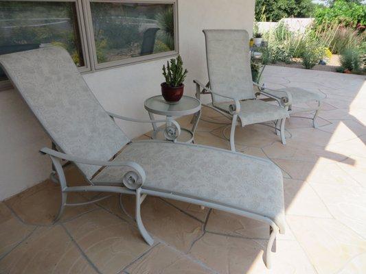 Steve of Cibola Upholstery "saved" our 20 year old outdoor furniture.