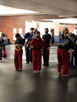 Martial arts class