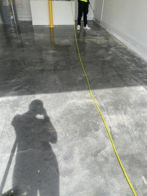 Garage Pressure Washing