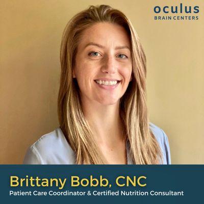 Brittany is our patient care coordinator