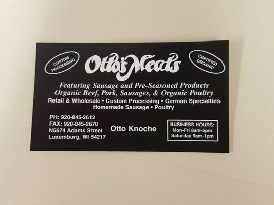 Otto's Meats