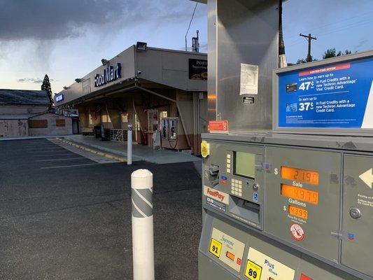 $4.40 per gallon 87 octane March 8, 2021