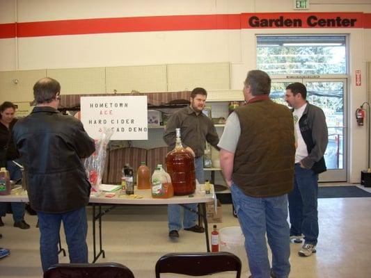 Homebrewing demonstration