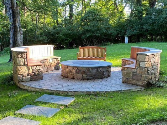 Stone Firepit by American Stone LS