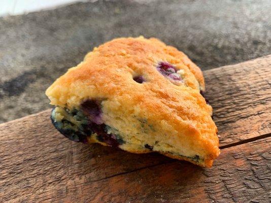 Blueberry lemon scone