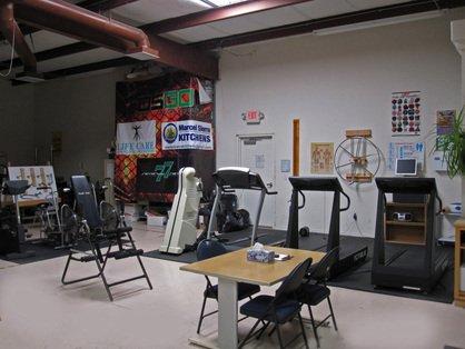 Rehab equipment inside our chiropractic offices