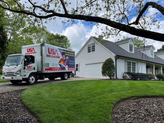 Another beautiful home insulated by USA Insulation!