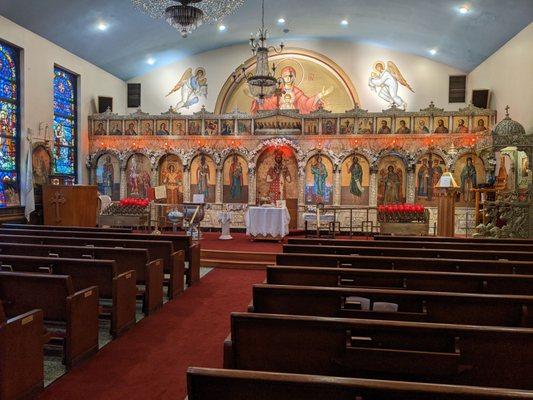 Inside St. Nicholas Church