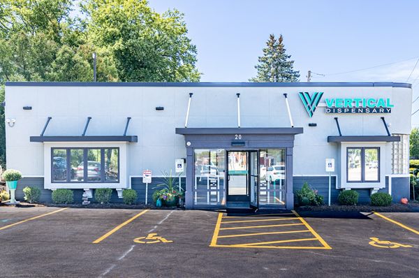 Front of Vertical Dispensary