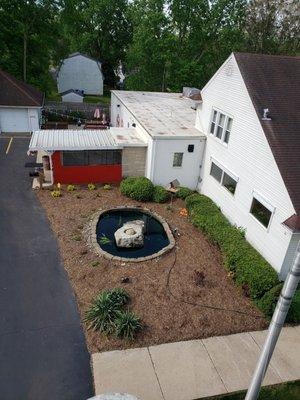 Flagpole view