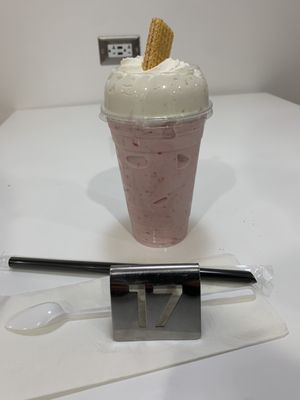 Strawberry milkshake