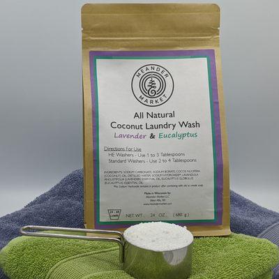 All Natural Coconut Laundry Wash - Lavender & Eucalyptus