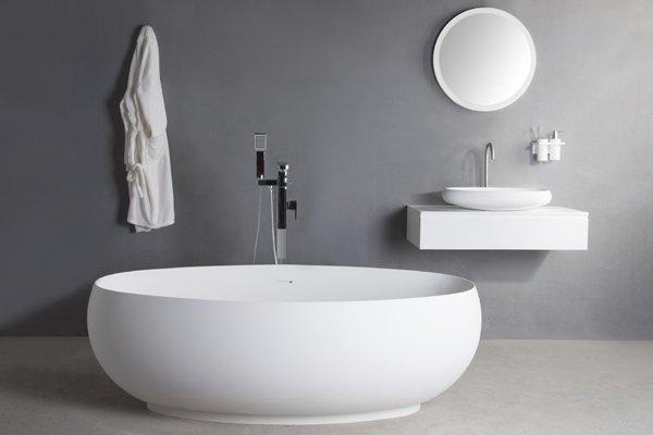 IDEAVIT EGO free standing tub matte white