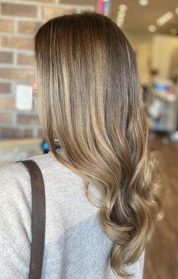 Brunette balayage