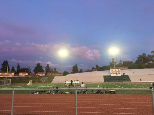 Girls lacrosse game