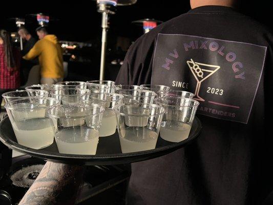 Anytime shots are involved, things are a success! Lemon drop shots were amazing!