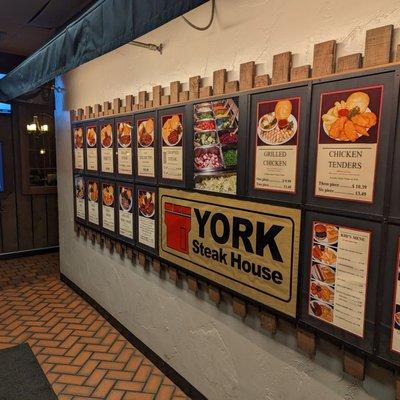 Entrance to the last York Steakhouse on the planet.