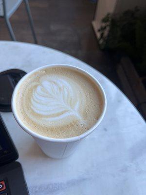 Latte with Pumpkin Syrup