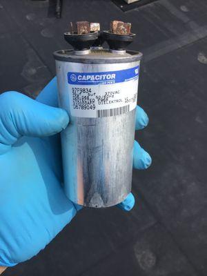 Bad compressor capacitor