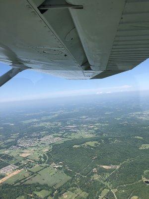 A view from the plane... peaceful.