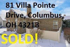 81 Villa Pointe Drive, Columbus, OH 43213 SOLD