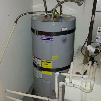 Water heater upgrade. 2016.