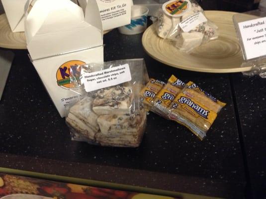 Handcrafted marshmallows, S'more Kits-to-go