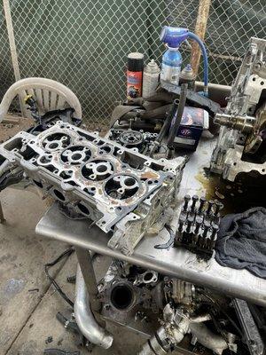 Hyundai Veloster engine rebuild