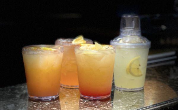 Drinks made with Sake & fruit flavors