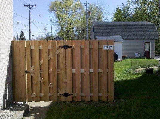 Wood Privacy Fence