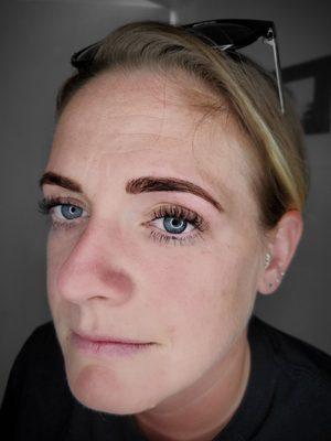 Lash lift and tint -eyebrow waxing and henna eyebrow tint