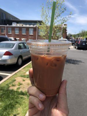 Rose Maple Iced Latte