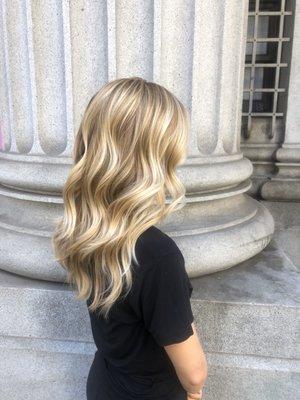 blonde highlights